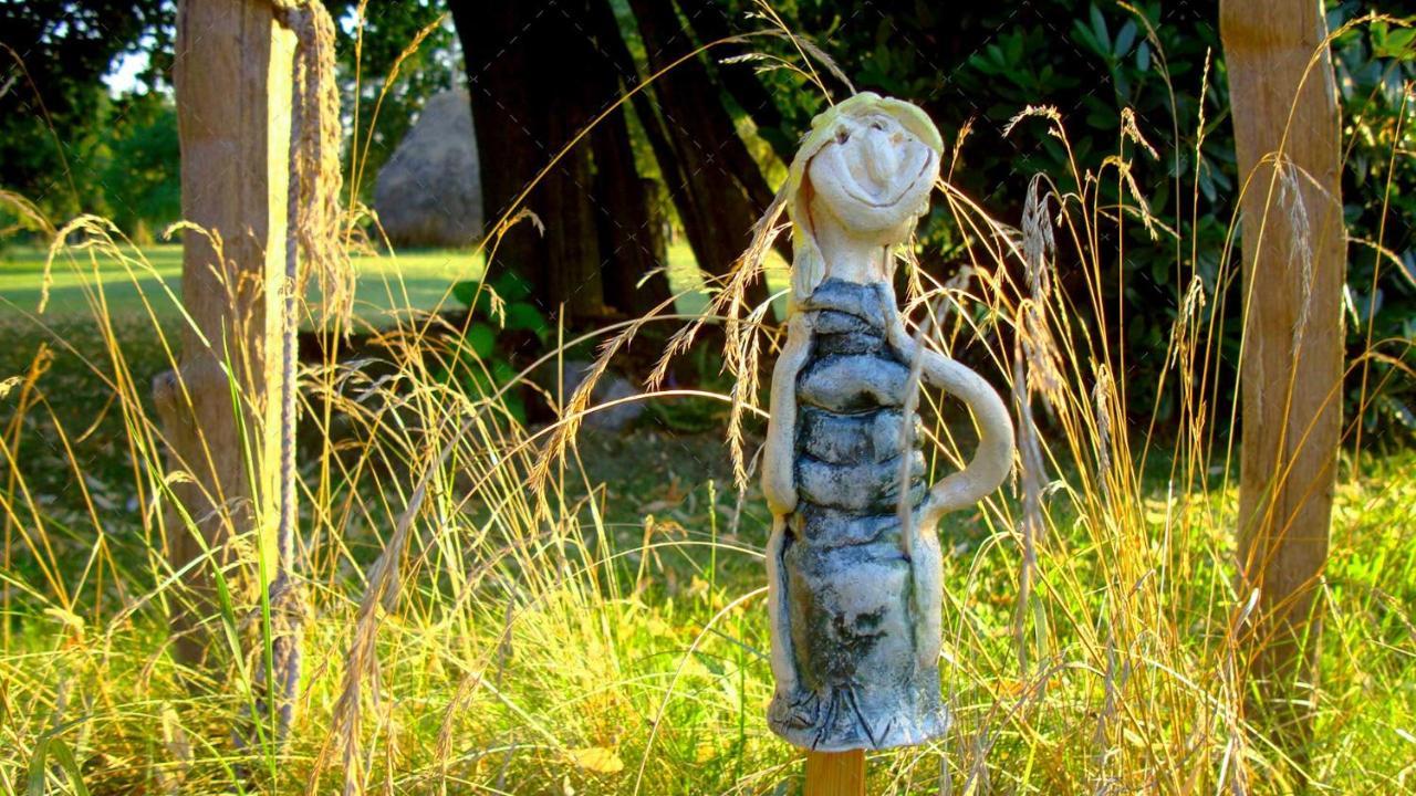 Janischs Fewo Im Spreewald, Terrasse, Grosser Garten Und Blick Inklusive Unterspreewald Luaran gambar