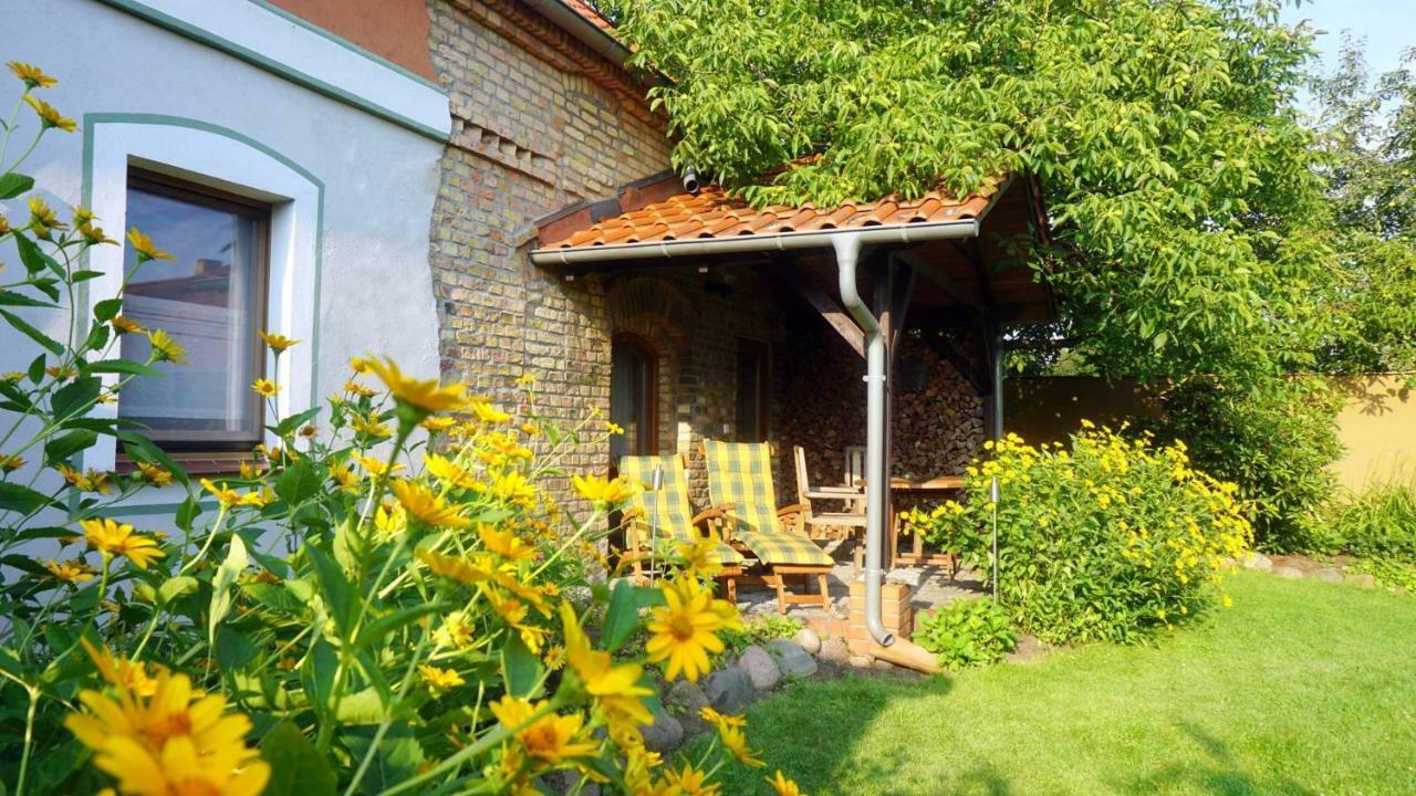 Janischs Fewo Im Spreewald, Terrasse, Grosser Garten Und Blick Inklusive Unterspreewald Luaran gambar