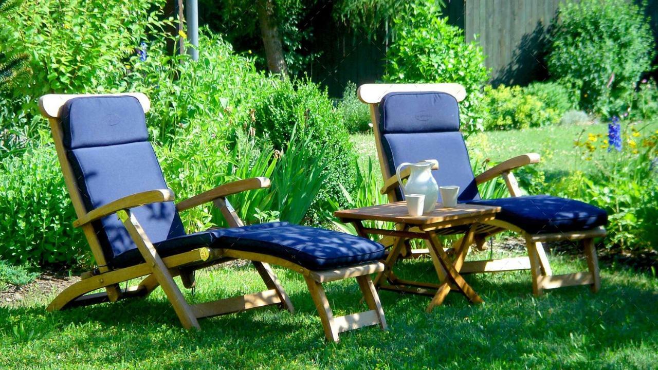 Janischs Fewo Im Spreewald, Terrasse, Grosser Garten Und Blick Inklusive Unterspreewald Luaran gambar